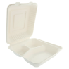 CONCHAS "M" 3 COMPRAT. 'BIONIC' 20X20X7,5CM BLANCO BAGAZO 50UN