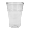 VASOS COMPOSTABLES 400ML 8,5X11,2CM TRANSPARENTE PLA X50UN