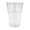 VASOS COMPOSTABLES 575ML 9,5X13CM TRANSPARENTE PLA X50UN