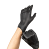 GUANTES 'M' NEGRO NITRILO X100UN