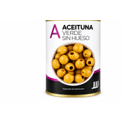 ACEITUNAS VERDES SIN HUESO 4.250 KG