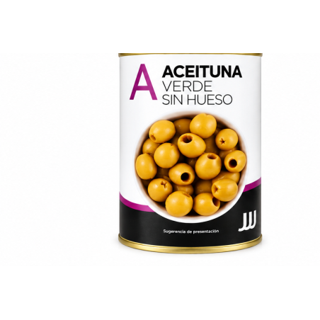 ACEITUNAS VERDES SIN HUESO 4.250 KG