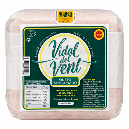 *QUESO MAHON SEMI 2,5 KG