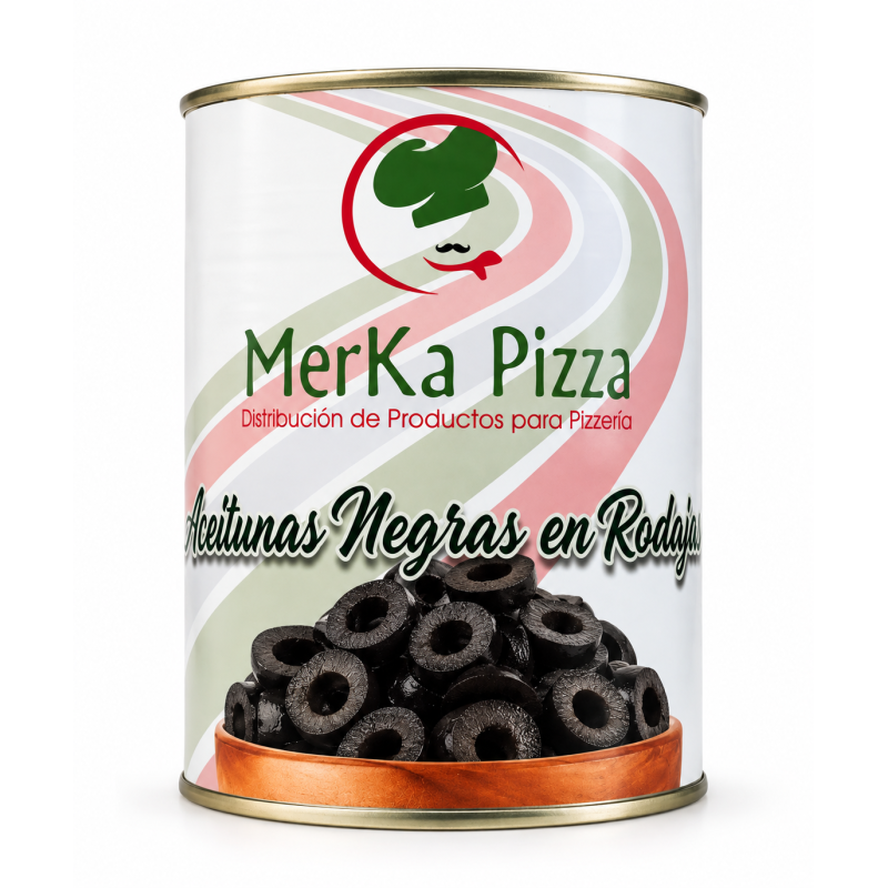 ACEITUNAS LAMINADAS NEGRAS 3 KG