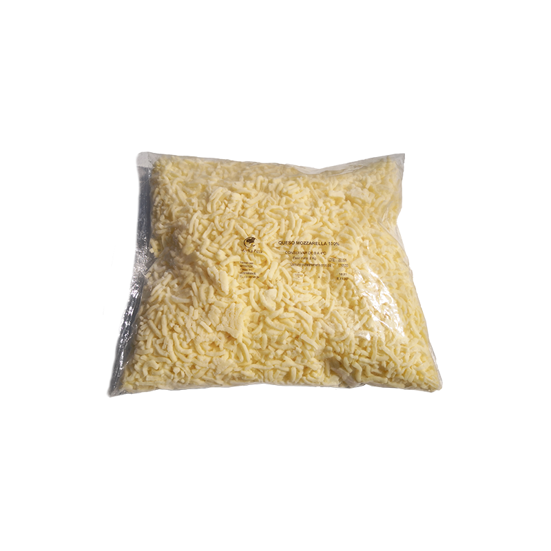MOZZARELLA 100%  RALLADA 2KG X 6 (12 KG)