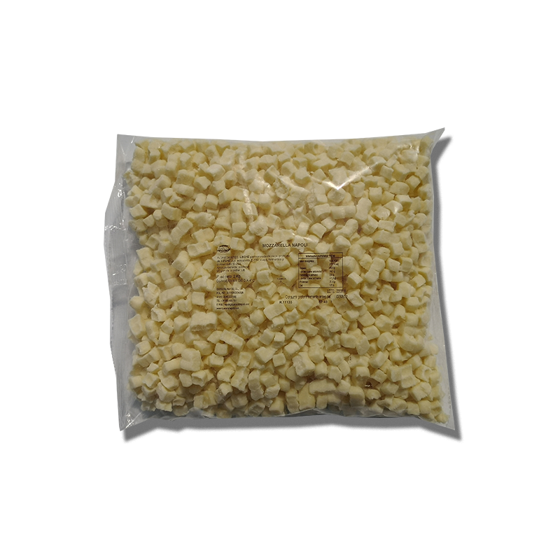 MOZZARELLA 100%  DADOS 2KG X 6 (12 KG)