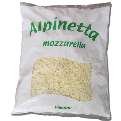 MOZZARELLA 100% ALPINETA RALLADA 2 KG X 5 (10 KG)