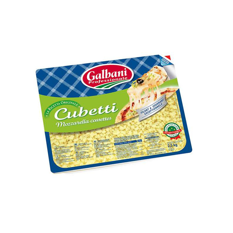 FIOR DI LATTE CUBETTI GALBANI 2,5 KG X 4 (10 KG)