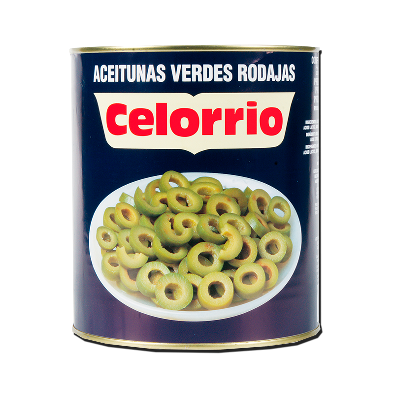 ACEITUNAS LAMINADAS VERDES 3 KG